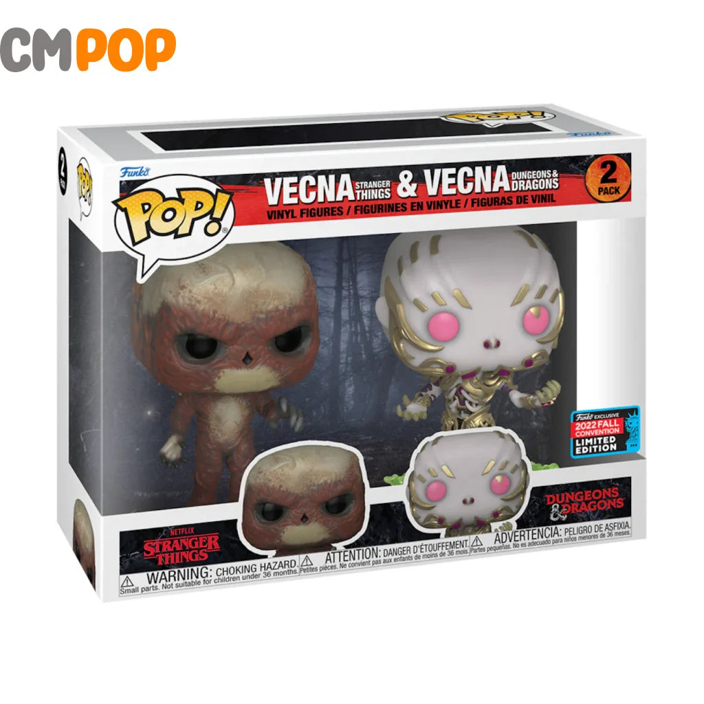 Vecna Stranger Things & Dungeons Dragons - 2 Pack Funko Pop! 2022 Convention Limited Edition