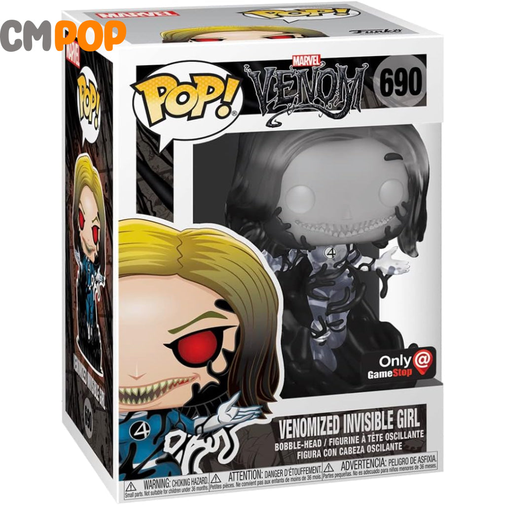 Venomized Invisible Girl- #690 - Funko Pop! Marvel Venom Gamestop Exclusive Pop