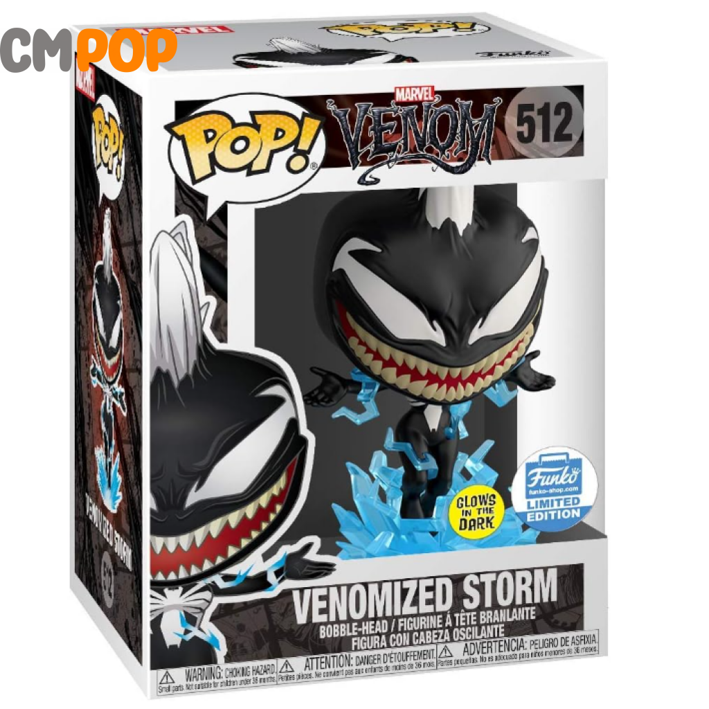 Venomized Storm - #512 Funko Pop! Marvel Venom Gitd Limited Edition Pop