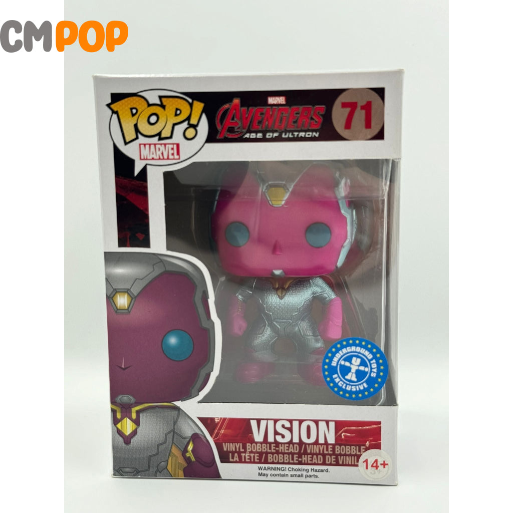 Vision- #71 - Funko Pop! Avengers Age Of Ultron Underground Toys Exclusive Pop
