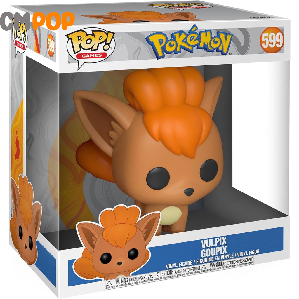 Vulpix - #599 Funko Pop! Pokemon Jumbo Games Pop
