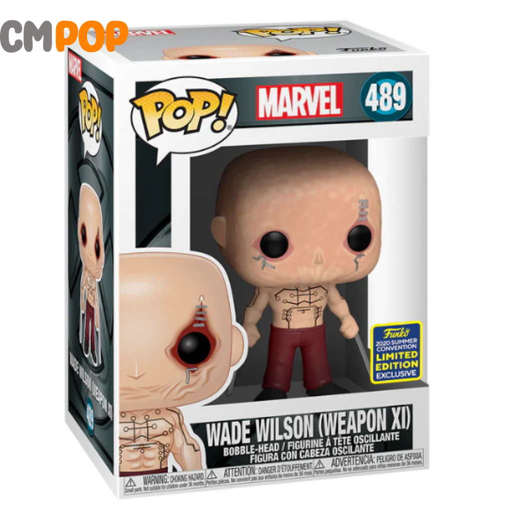 Wade Wilson (Weapon Xi) - #489 Funko Pop! Marvel 2020 Summer Convention Exclusive Pop