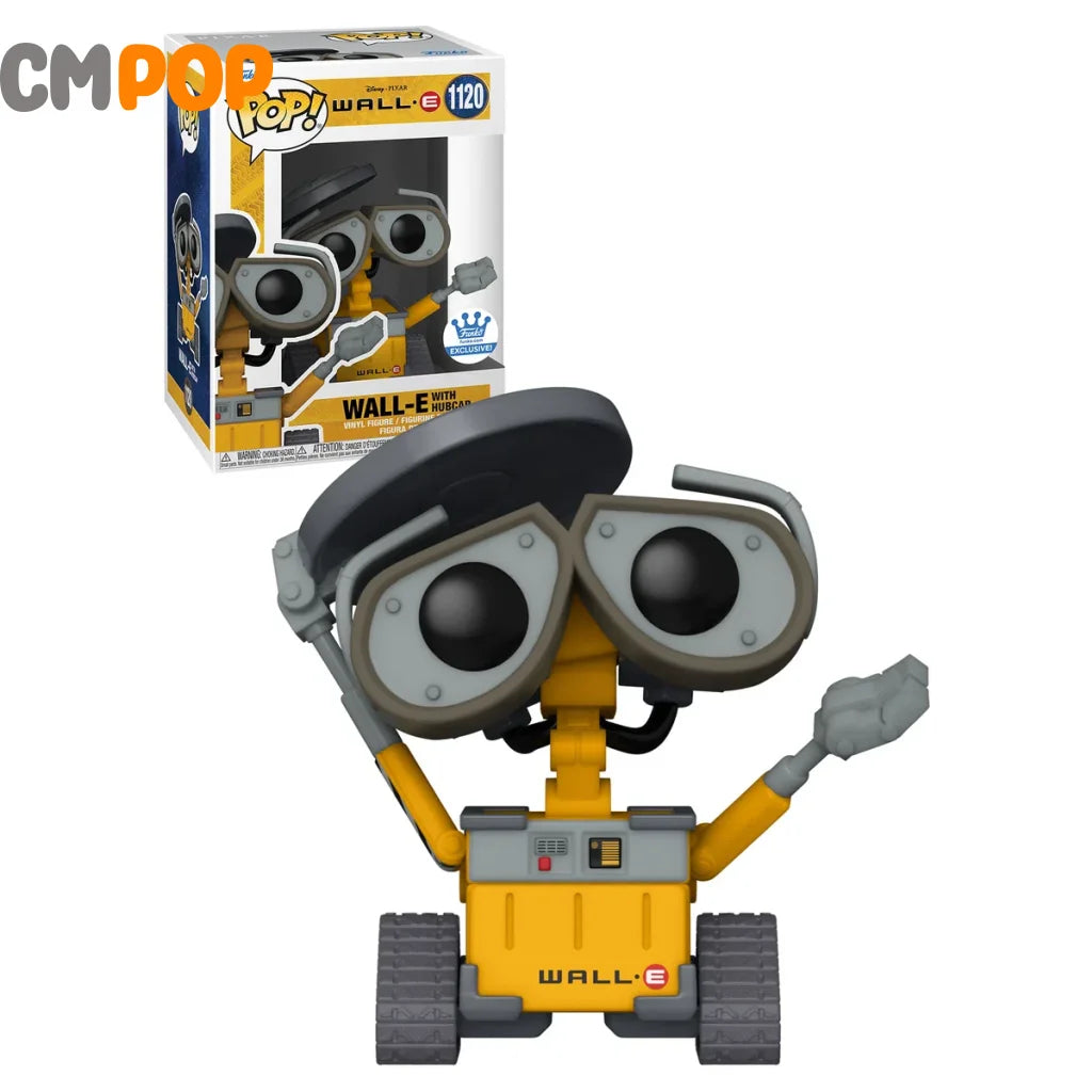 Wall-E with Hubcap - #1120 - Funko Pop! - Disney - Wall-E - Funko Exclusive Funko Pop