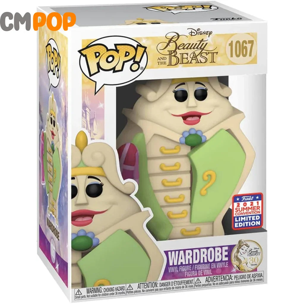 Wardrobe - #1067 Funko Pop! Disney 2021 Convention Limited Edition Beauty And The Beast