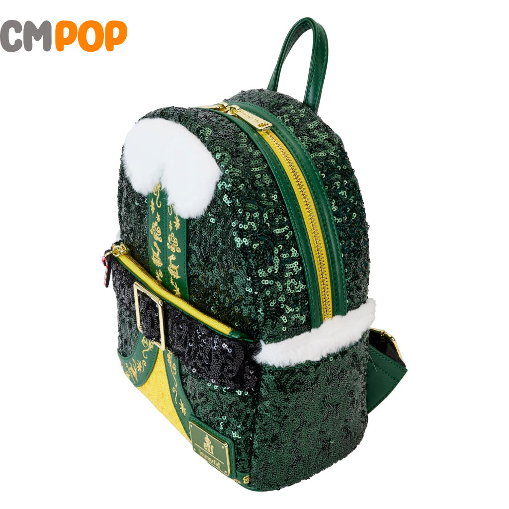 Warner Brothers Elf Buddy Sequin Cosplay Mini Backpack - Loungefly