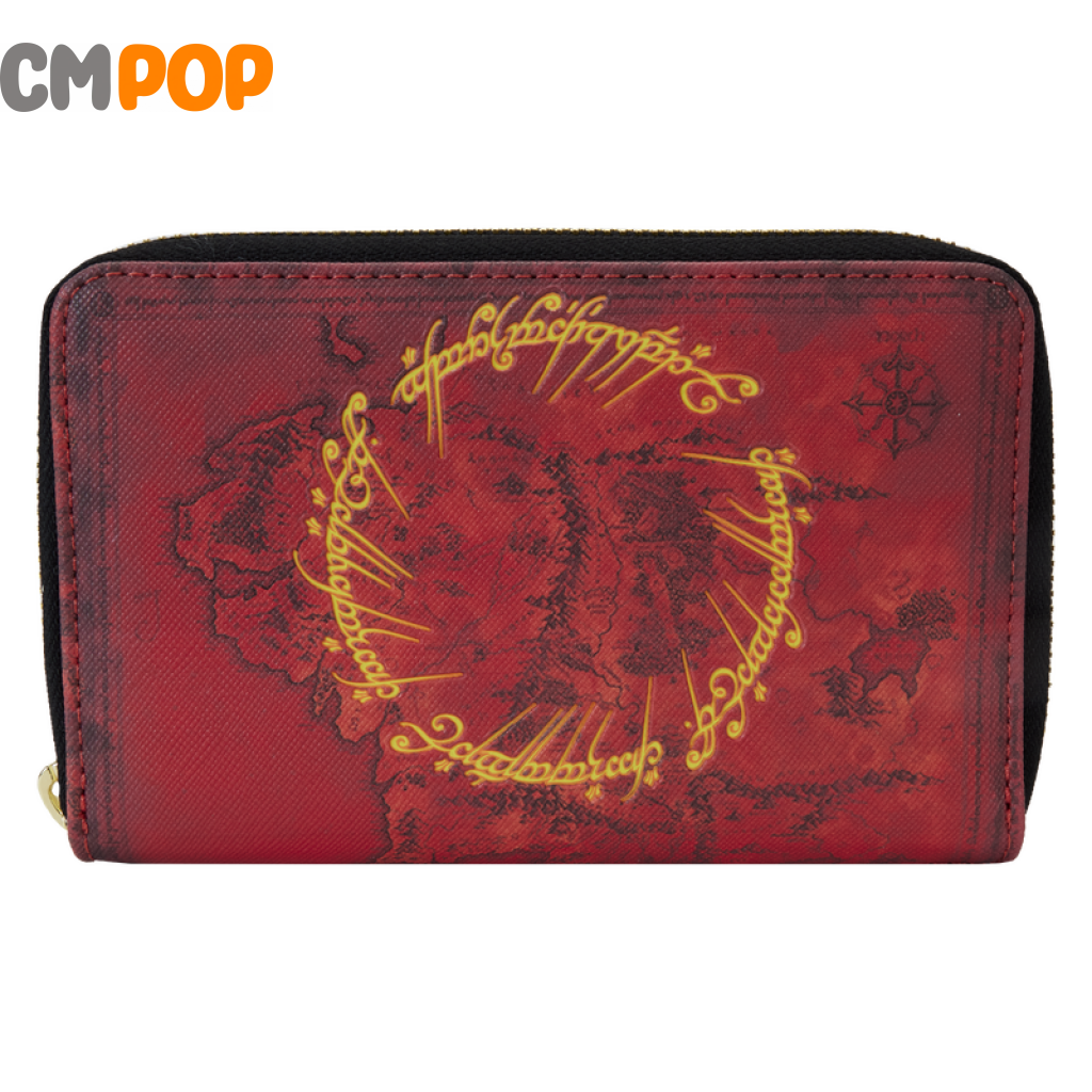 Warner Brothers Lord Of The Rings One Ring Zip Around Wallet - Loungefly
