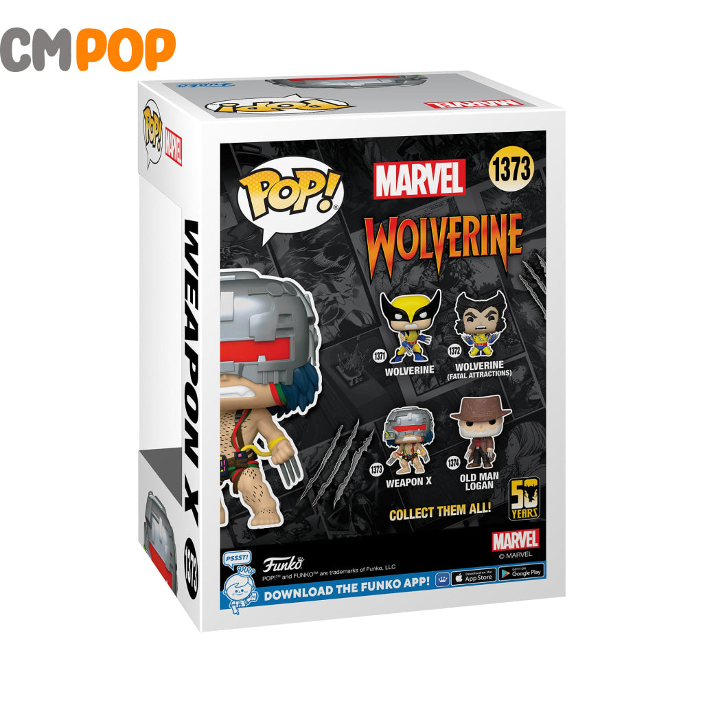 Weapon X - 50Th #1373 Funko Pop! Marvel Wolverine Pop