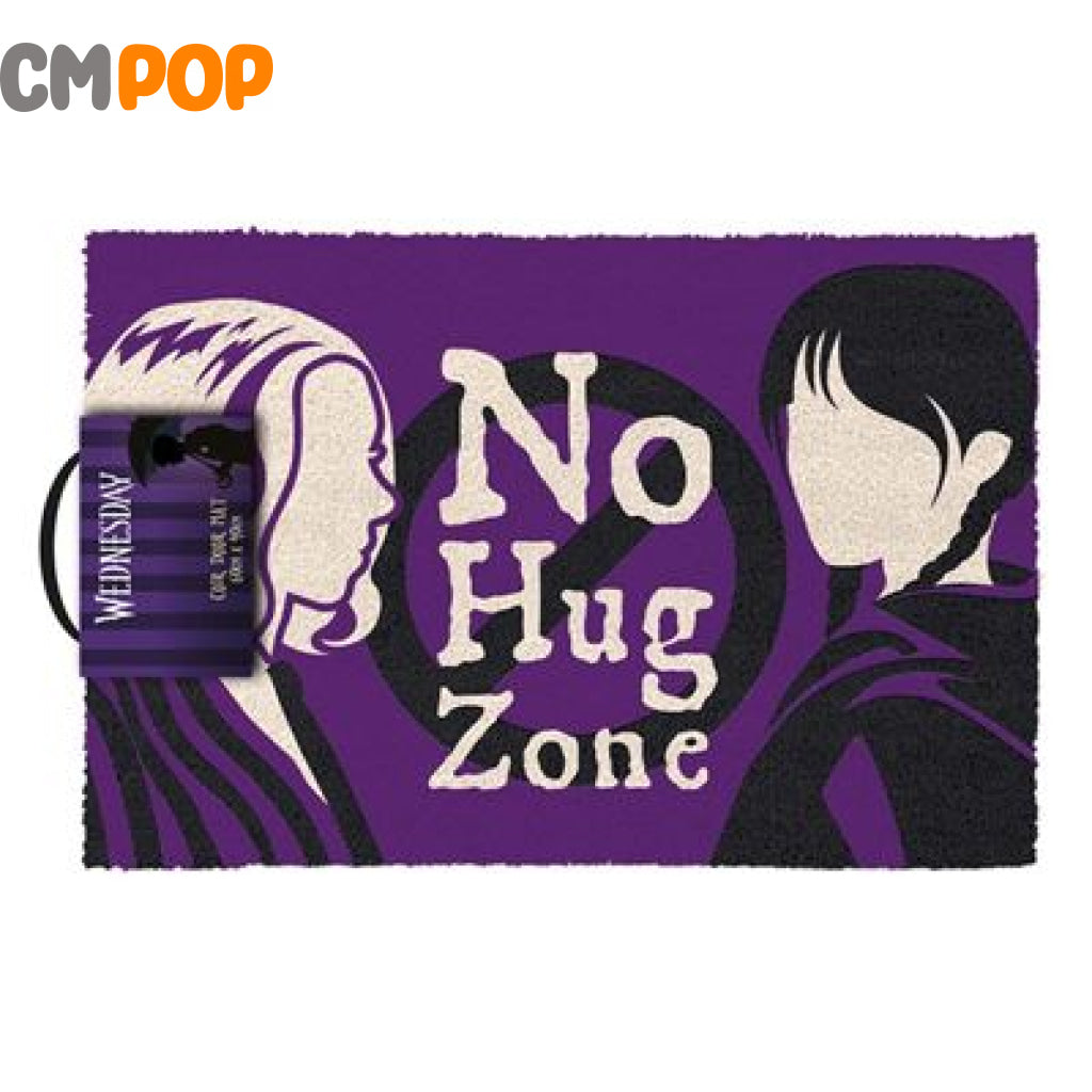 Wednesday - No Hug Zone - 60 x 40cm Coir Doormat Home