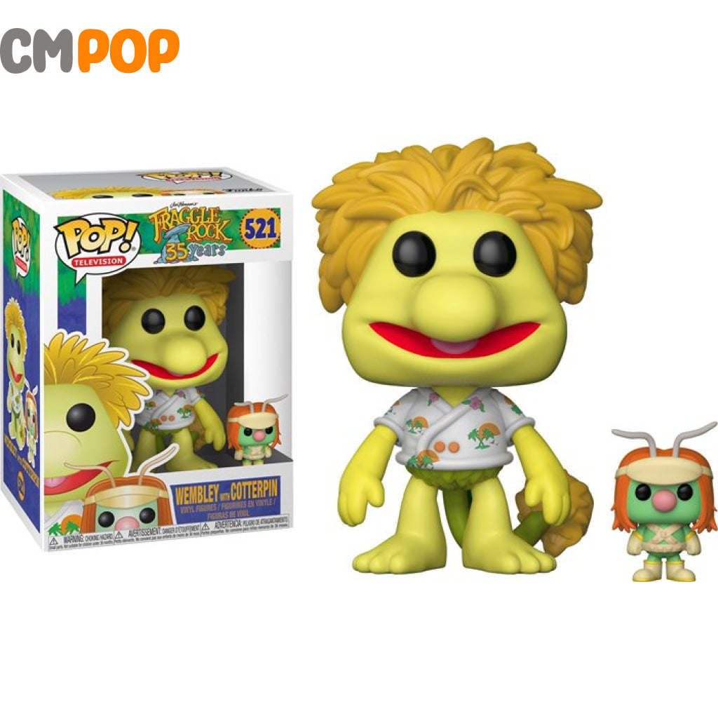 Wembley with Cotterpin - #521- Funko Pop! - Television - Fraggle Rock 35 years Funko Pop