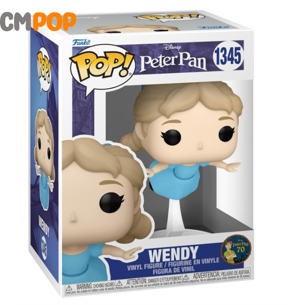 Wendy - #1345 -Funko Pop! Disney Peter Pan 70Th Funko Pop