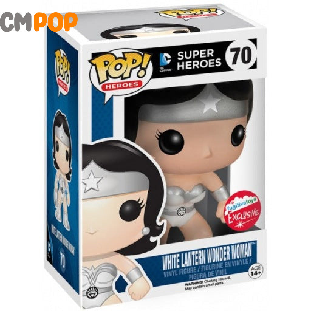 White Lantern Wonder Women - #70 - Funko Pop! - Super Heroes - DC -Fugitivetoys Exclusive Funko Pop