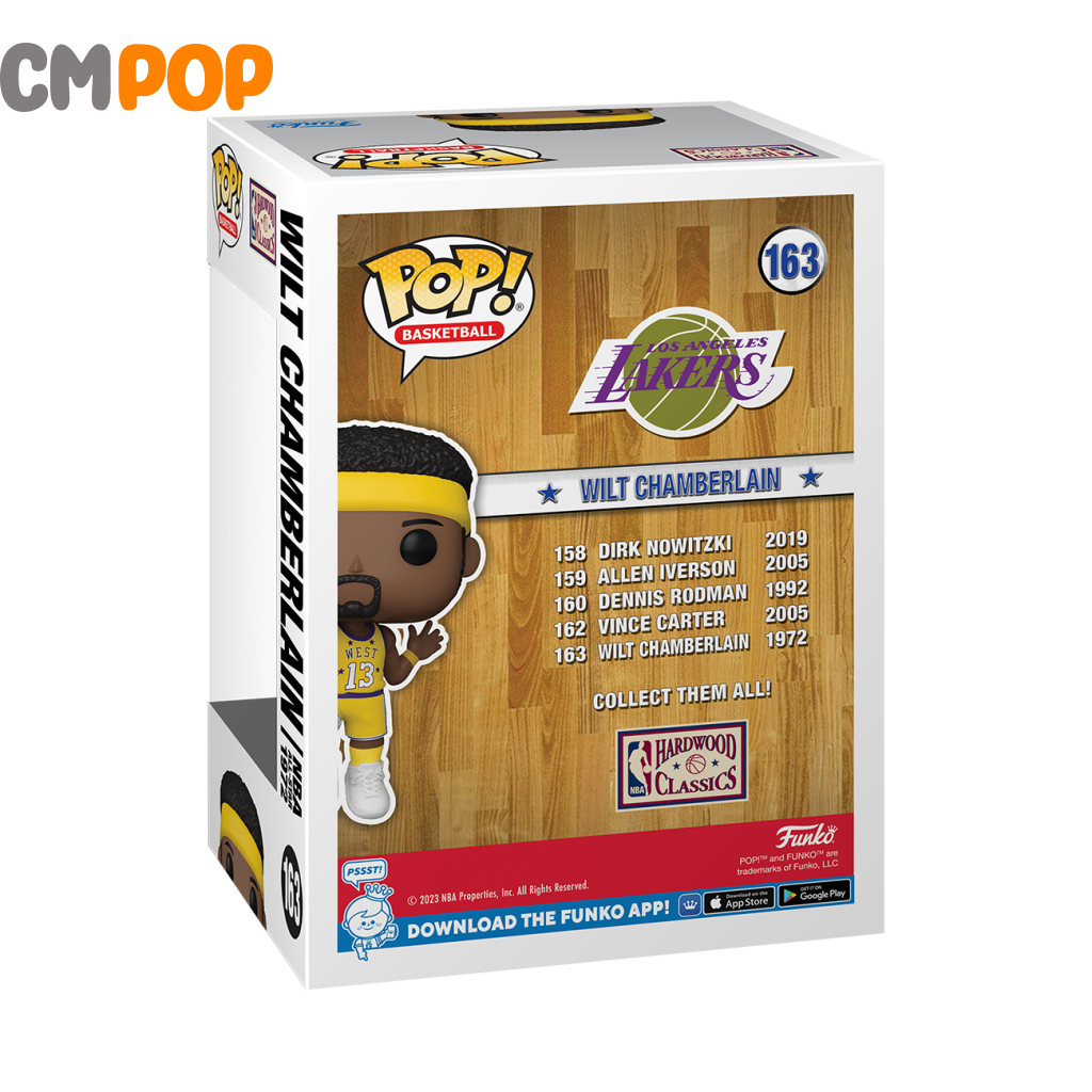 Wilt Chamberlain - #163- Funko Pop! Nba All Star Legends Pop