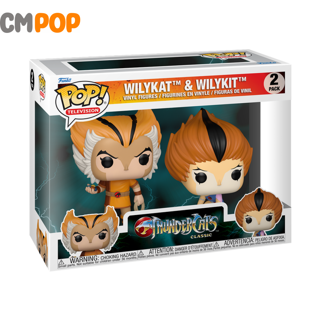 Wilykat/Wilykit - 2 Pack Funko Pop! Television Thundercats Pop