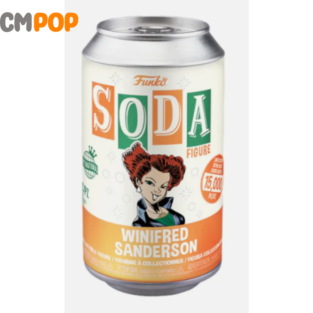 Winifred Sanderson - Funko Vinyl Soda 15 000 Pieces Hocus Pocus Movie Chance Of Chase