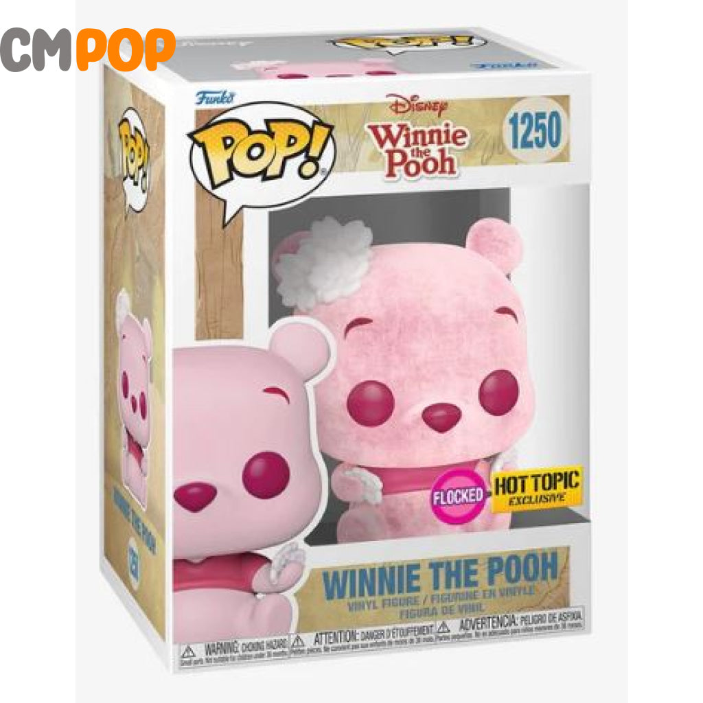 Winnie The Pooh Flocked - #1250 Funko Pop! Hot Topic Exclusive Pop