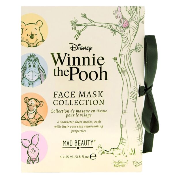 Disney Winnie The Pooh Sheet Face Mask Set 6pcs - Mad Beauty