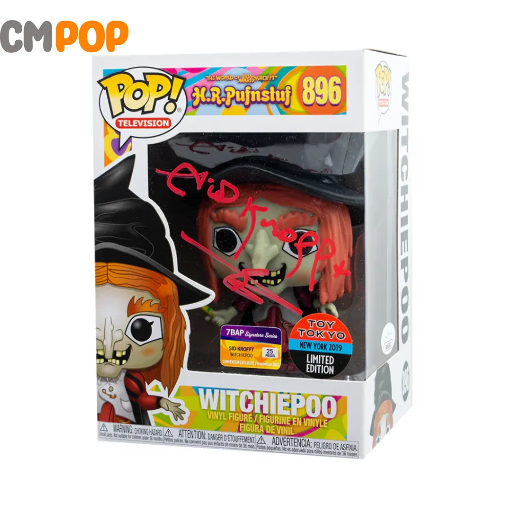 Witchiepoo - #896 - Funko Pop! - H.R. Pufnsluf - Toy Tokyo New York 2019 Limited Edition - 7 BAP - 25 PCS - Signed POP!