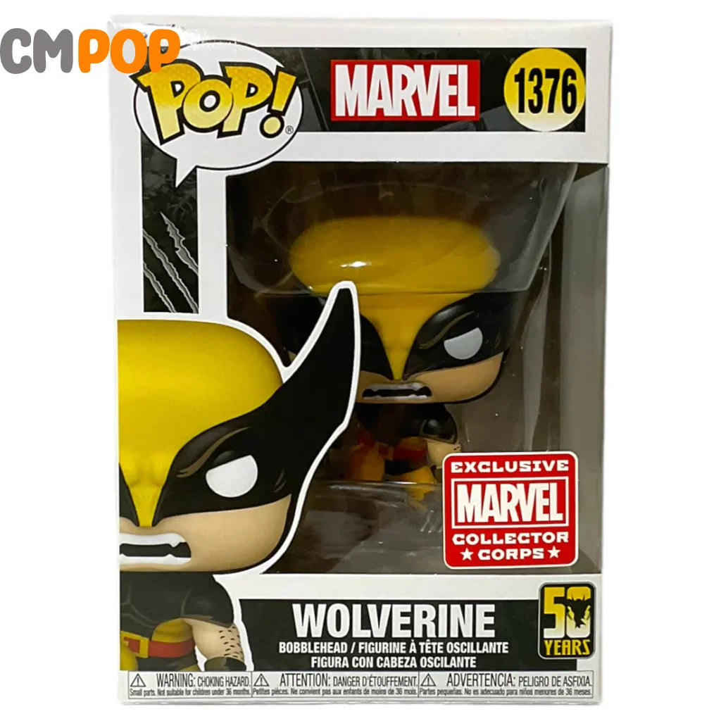 Wolverine - #1376- Funko Pop! Marvel 50 Years Exclusive Collector Corps
