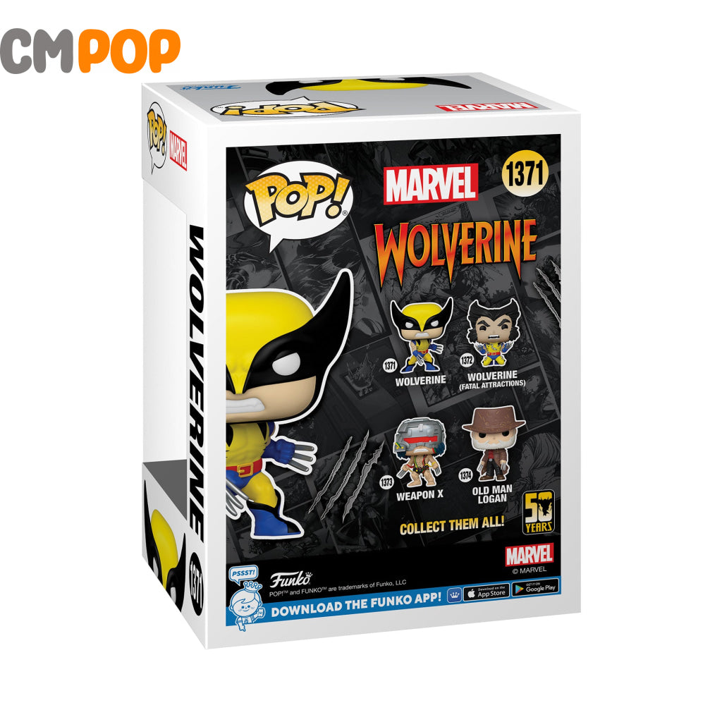 Wolverine - 50Th #1371 Funko Pop! Marvel Pop