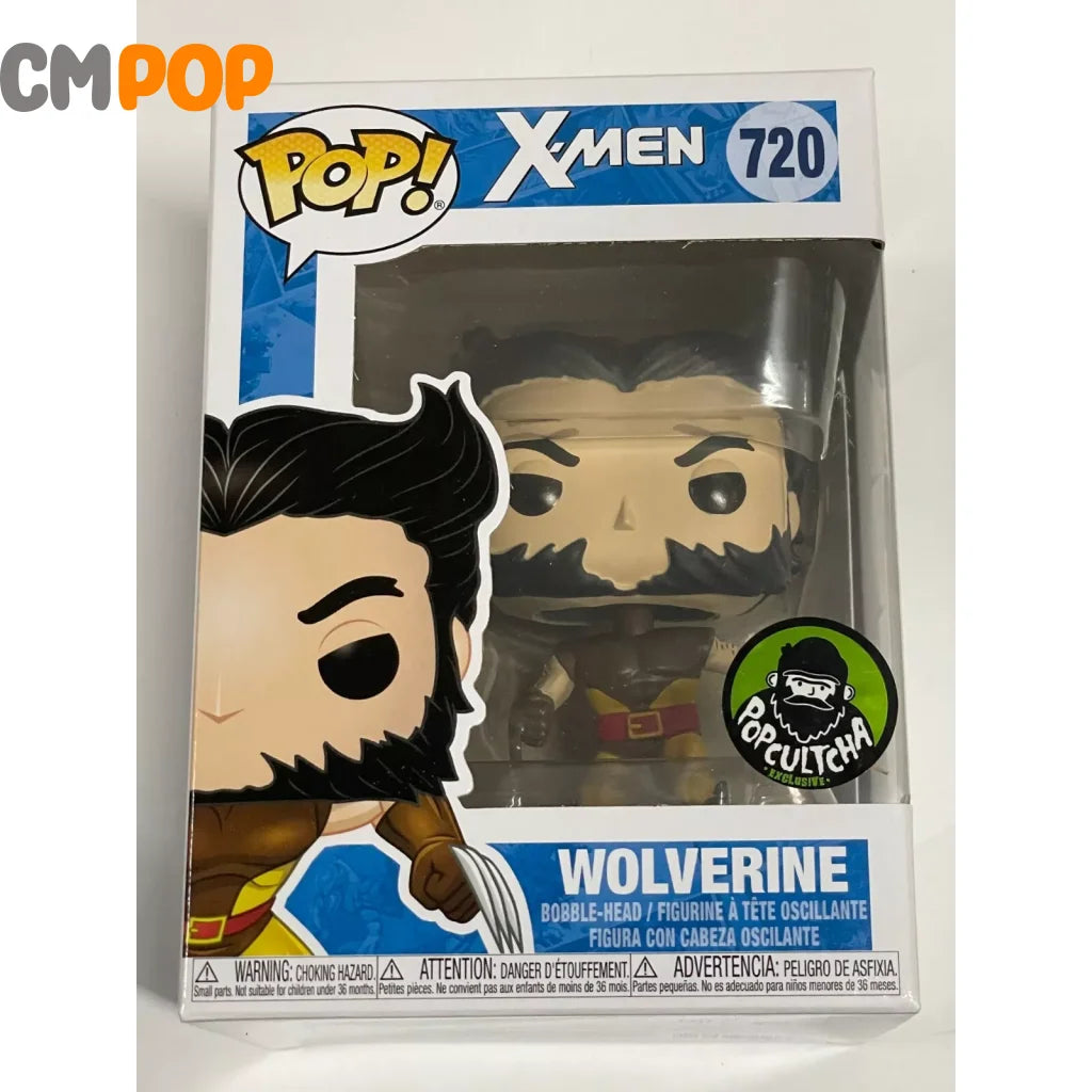Wolverine - #720 Funko Pop! Marvel X-Men Limited Edition Popcultcha Exclusive Pop