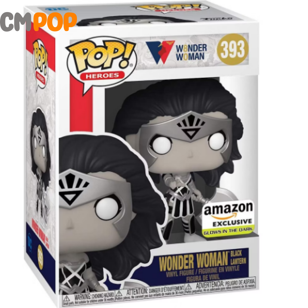Wonder Women Black Lantern - #393 - Funko Pop! - Wonder Woman - DC -GITD - Amazon Exclusive Funko Pop