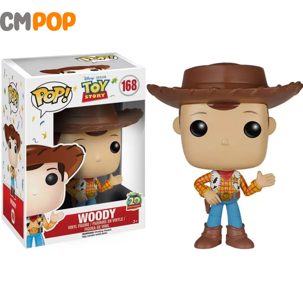 Woody 20Th Anniversary -#168 Funko Pop! - Toy Story Pop