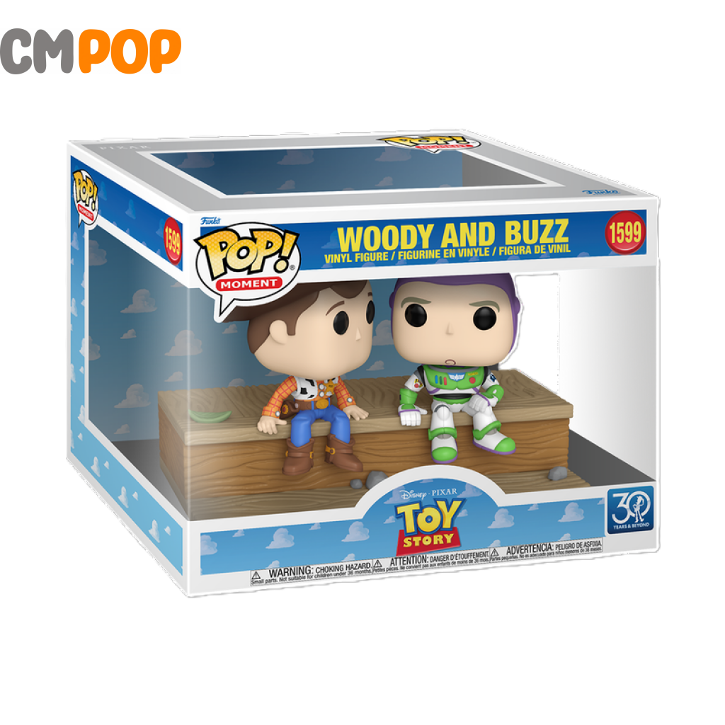 Woody and Buzz- #1599 - Funko Pop! - Moment - Disney - Toy Story - 30th Anniversary Funko Pop