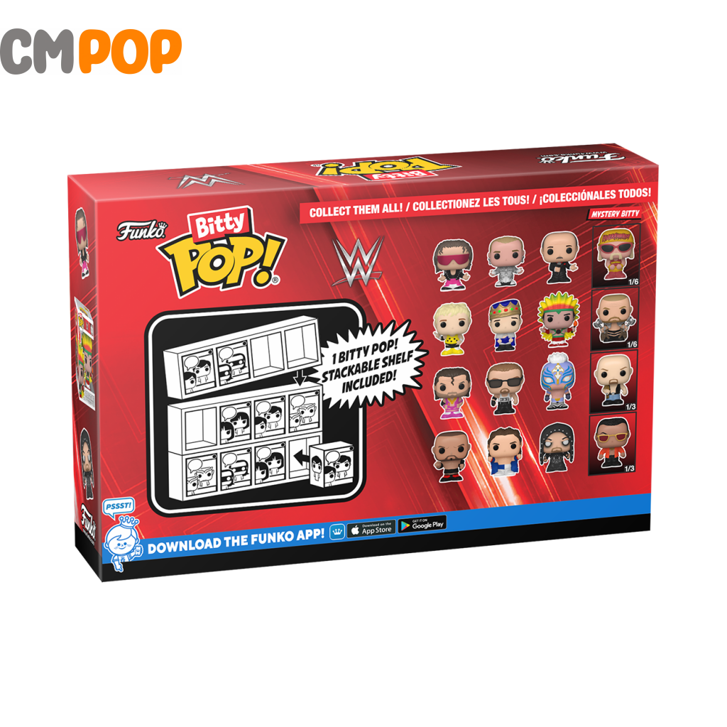 Wwe Razor Ramon / Diesel Rey Mysterio - Bitty Pop 4 Pack Pop! Funko