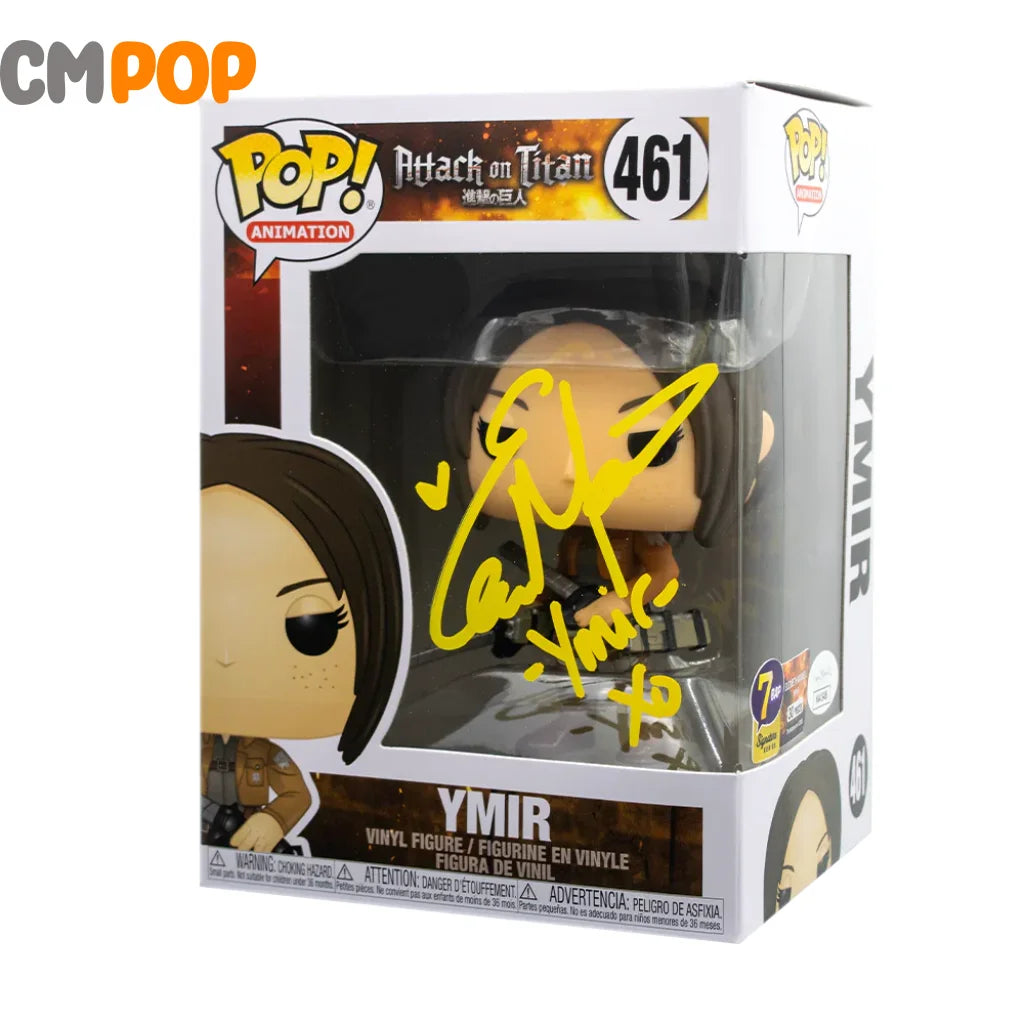 Ymir - #461 - Funko Pop! - Attack on Titan - 7 BAP - 35 PCS - Signed POP! - Signed By Elizabeth Maxwell Funko Pop