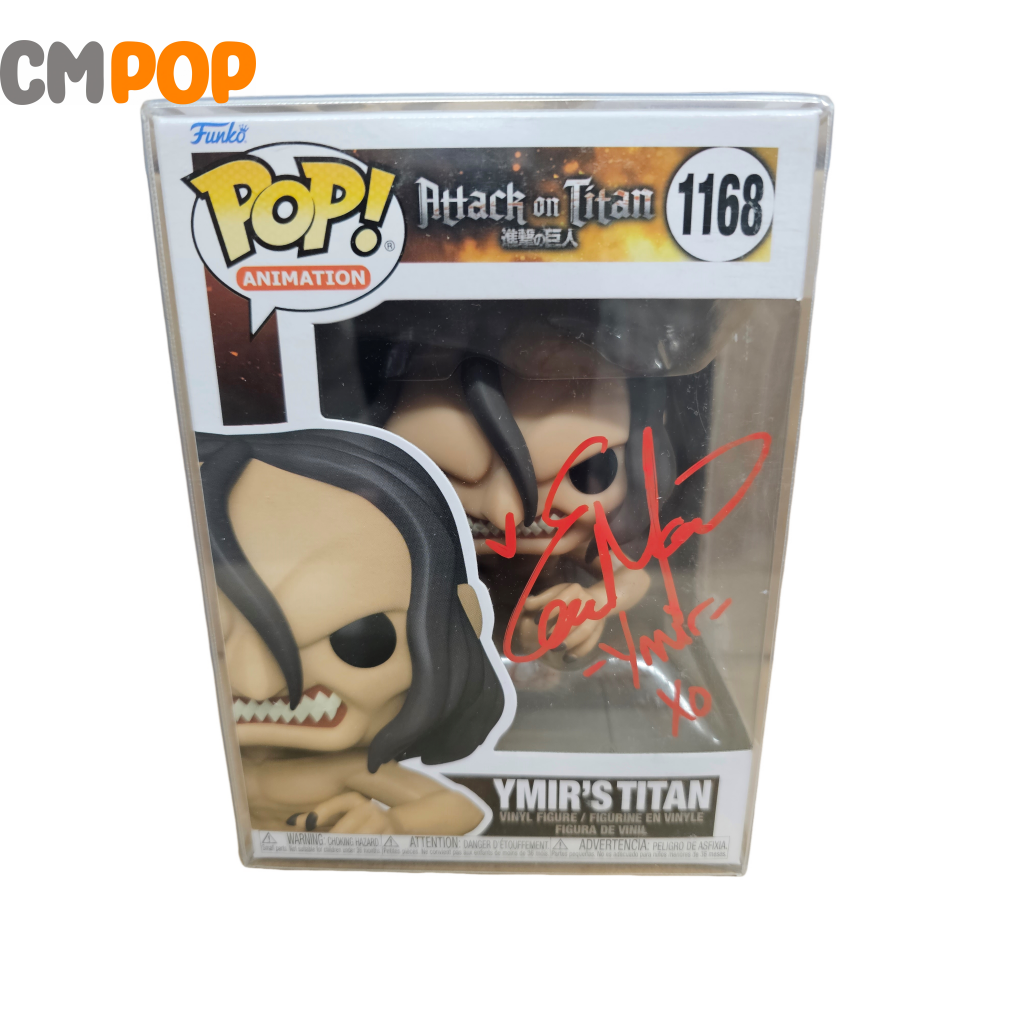 Ymirs Titan Signed Jsa Certified - #1168 Funko Pop! Attack On Pop