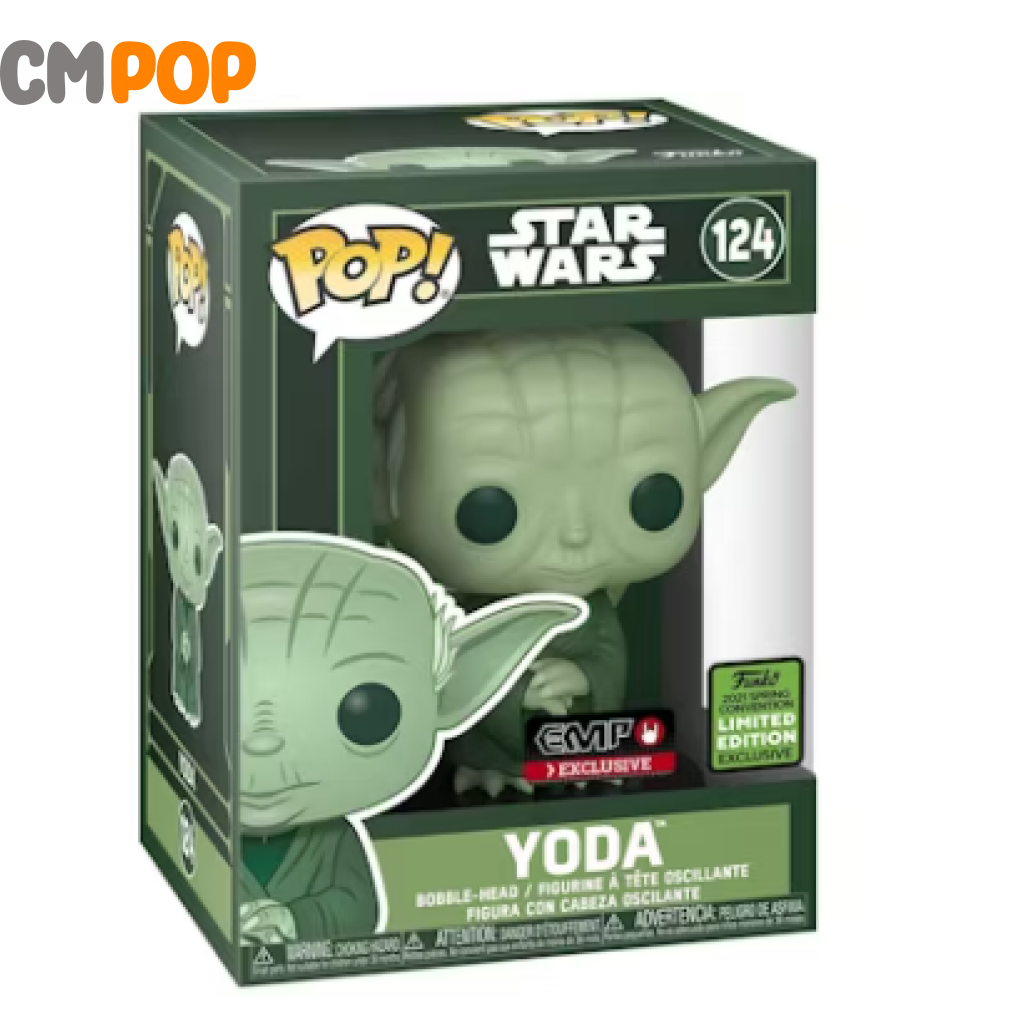 Yoda - #124 Funko Pop! Star Wars 2021 Spring Con Limited Edition Emp Exclusive Pop