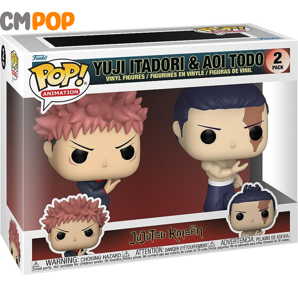 Yuji Itadori & Aoi Todo - 2 Pack Funko Pop! Jujutsu Kaisen Pop