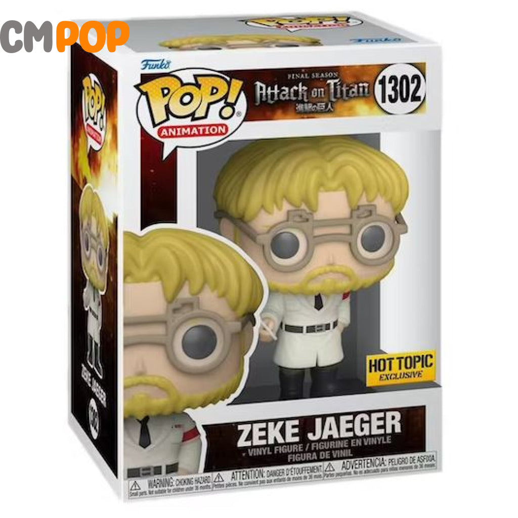 Zeke Jaeger - #1302 Funko Pop! Attach On Titan Hot Topic Exclusive Pop
