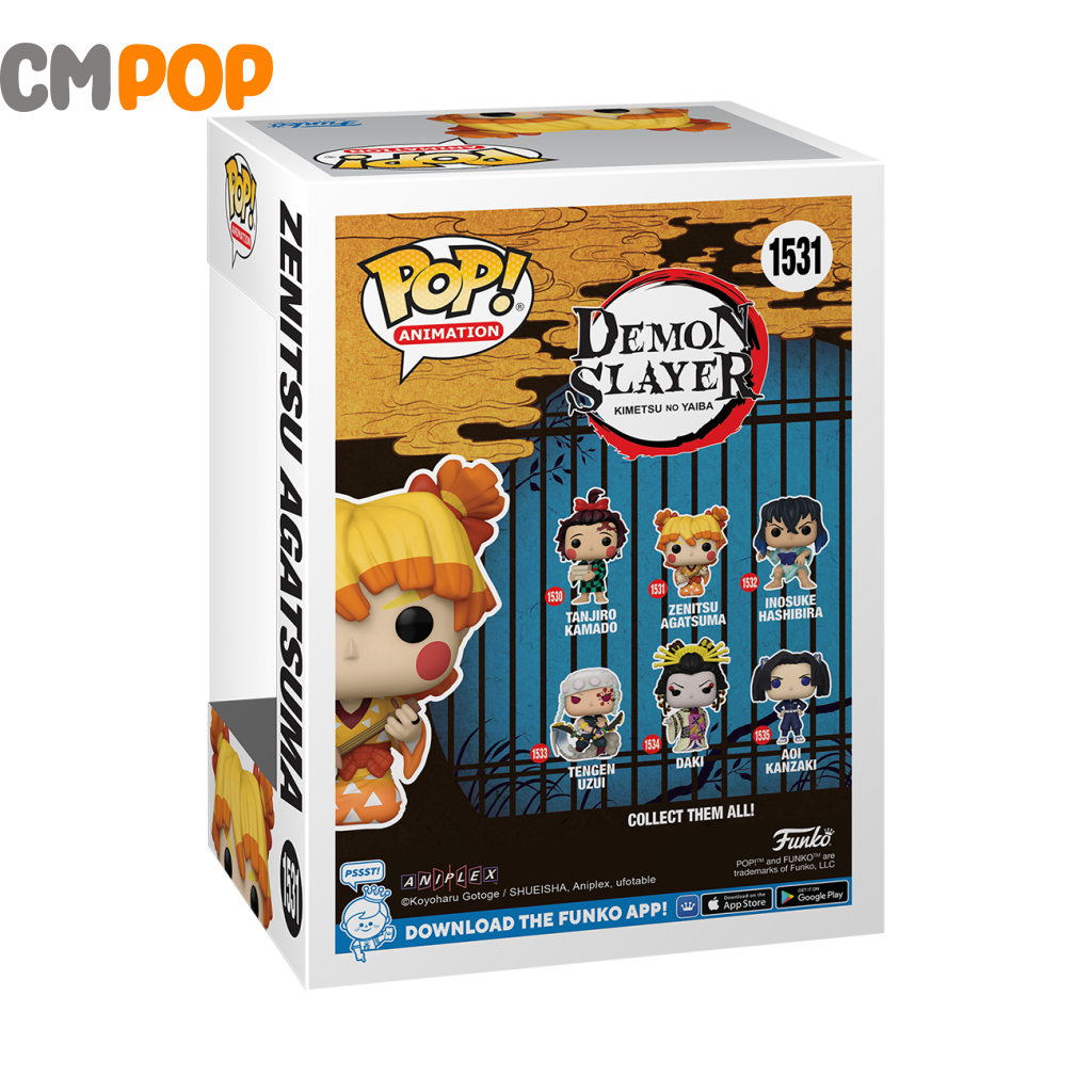 Zenitsu Agatsuma - #1531 Funko Pop! Demon Slayer Pop