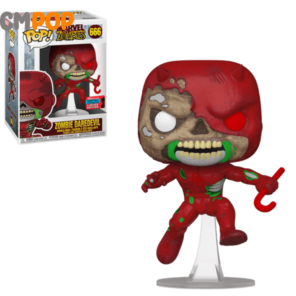 Zombie Daredevil - #666 Funko Pop! Marvel Zombies 2020 Fall Convention Exclusive Limited Edition Pop