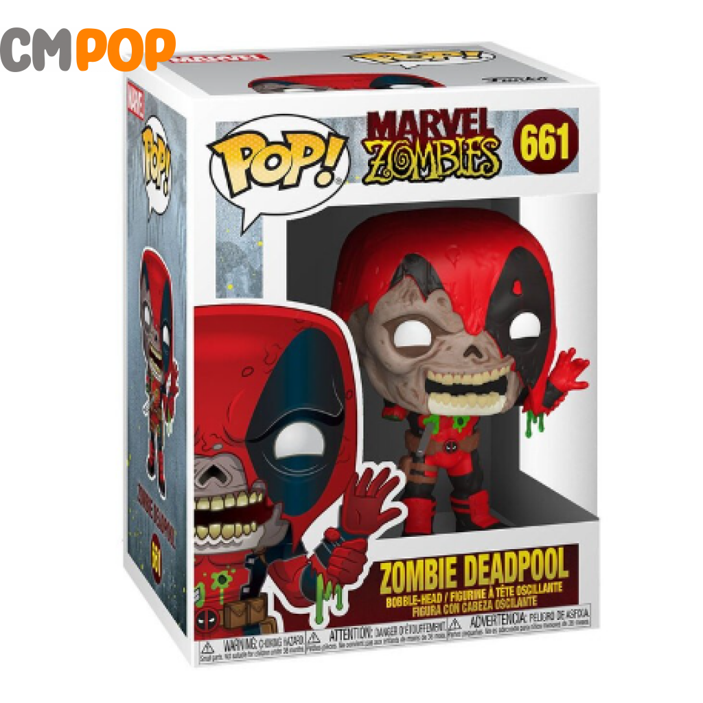 Zombie Deadpool - #661 Funko Pop! Marvel Zombies Pop