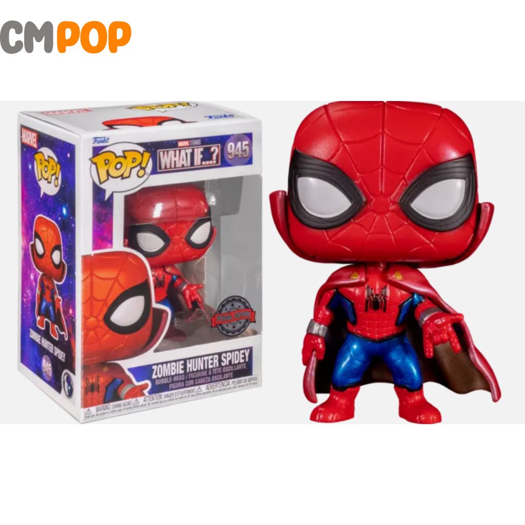 Zombie Hunter Spidey - #945 Funko Pop! Marvel What If Special Edition Pop