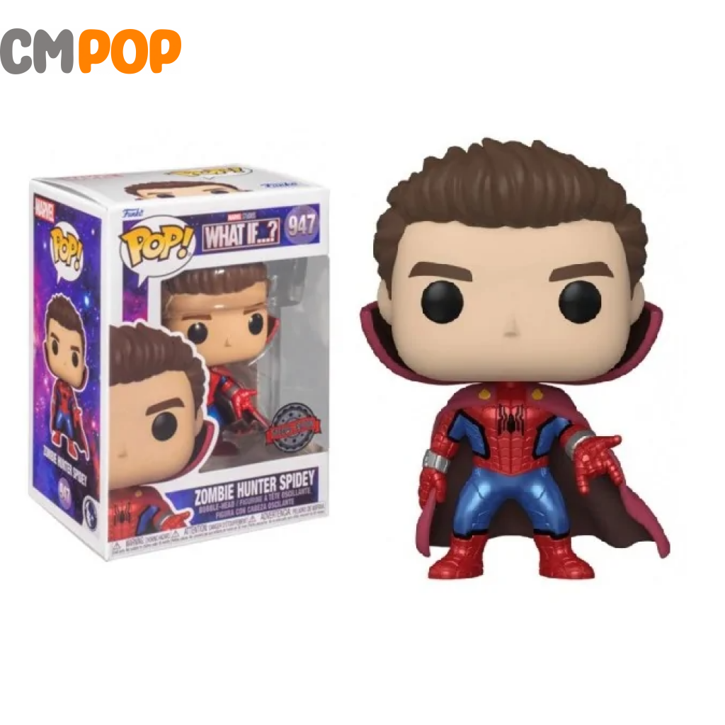 Zombie Hunter Spidey - #947 Funko Pop! Marvel What If? -Special Edition Pop