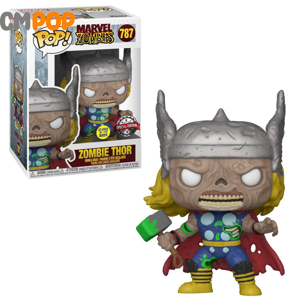 Zombie Thor - #787 Funko Pop! Marvel Zombies Glows In The Dark Special Edition Pop