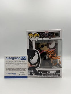 Venom - #363 - Funko Pop! - Marvel - Venom - Signed By Todd McFarlane   - Certified By Autographcoa