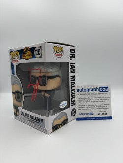 Dr Ian Malcom - #1213 - Funko Pop! - Jurassic World - Signed by Jeff Goldblum - Certified Autographcoa