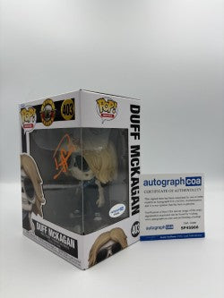 Duff McKagan Rocks: Skeleton - #403- Funko Pop! - Signed By Duff Mckagan  - Certified by Autographcoa
