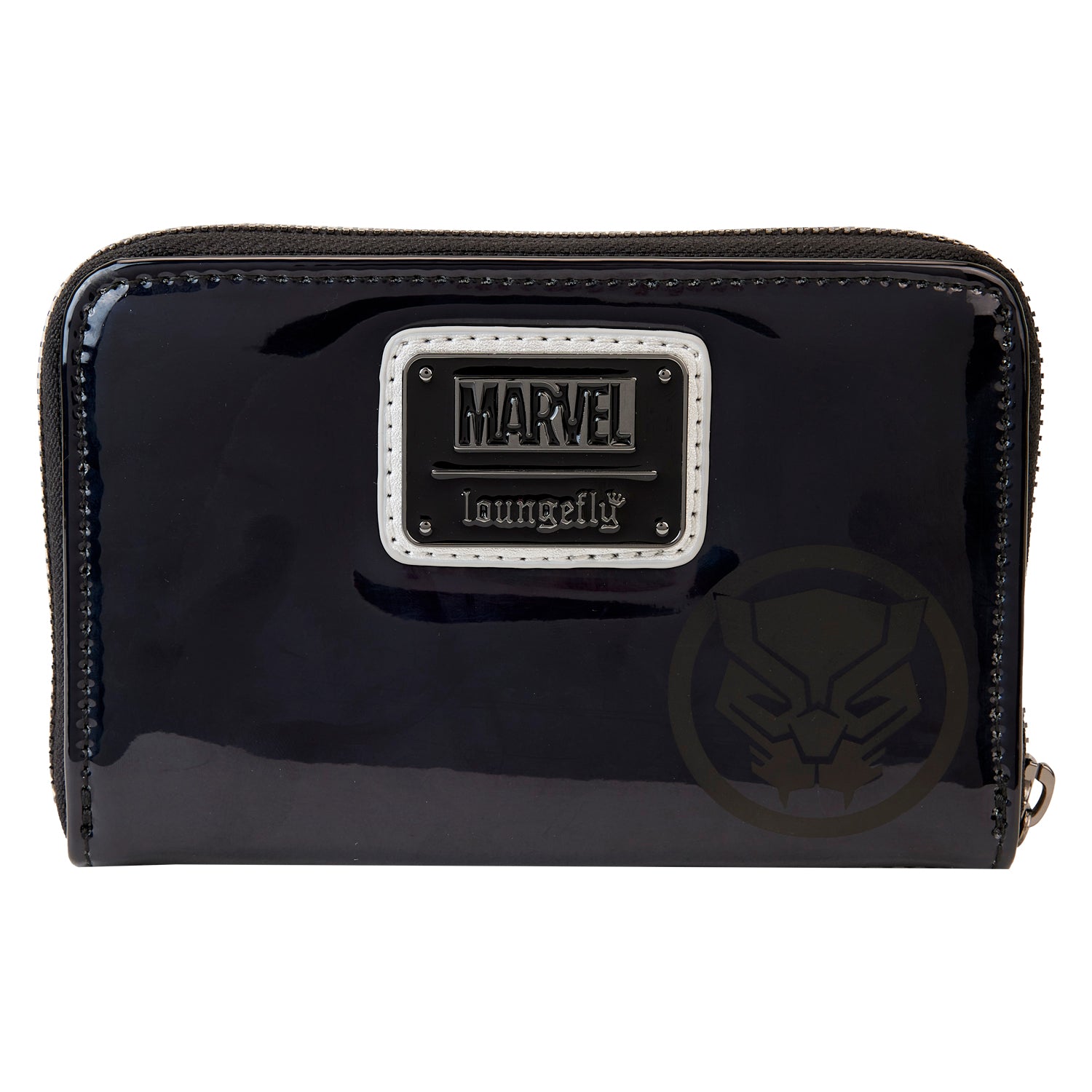 Metallic Black Panther Cosplay Zip Around Wallet - Marvel - Loungefly