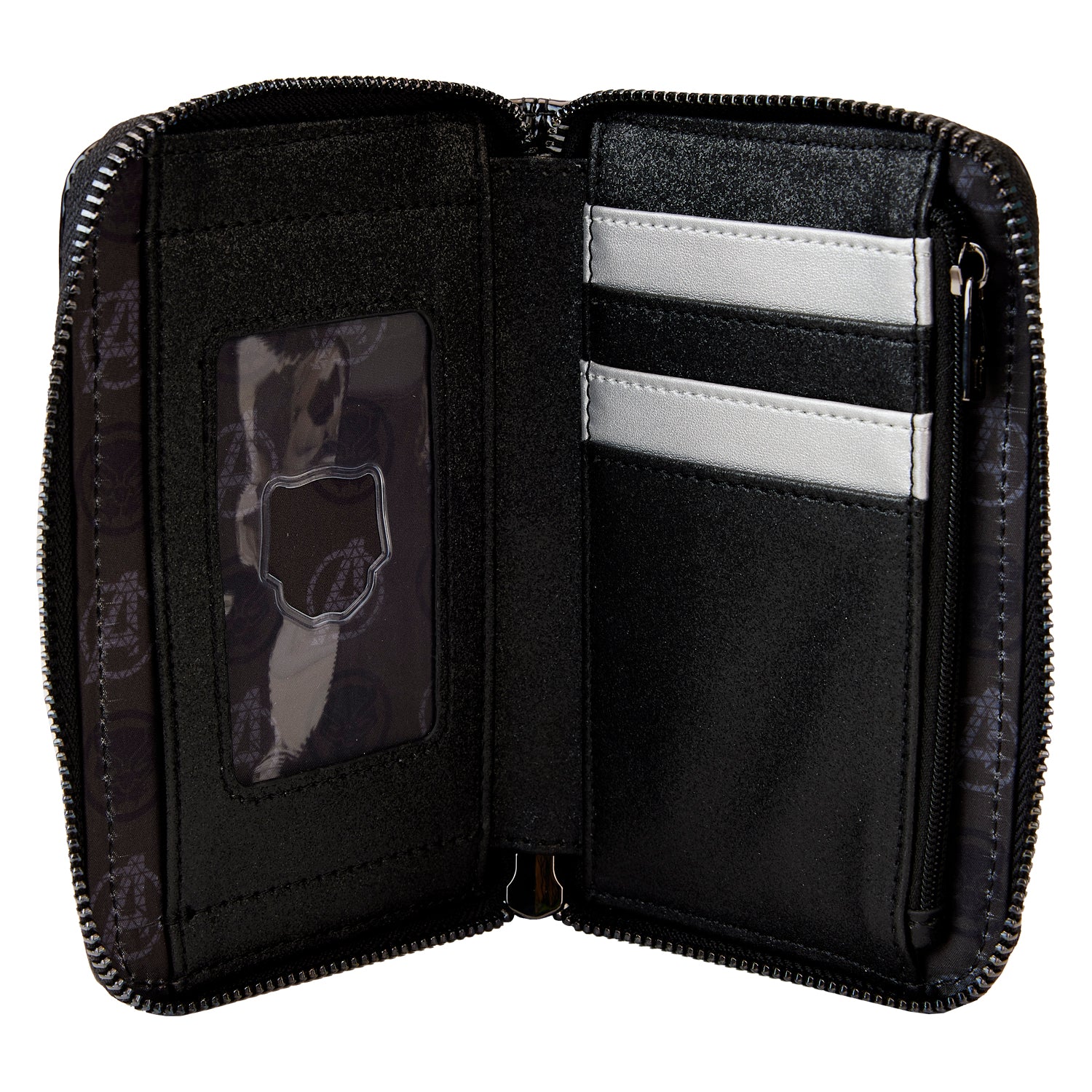 Metallic Black Panther Cosplay Zip Around Wallet - Marvel - Loungefly