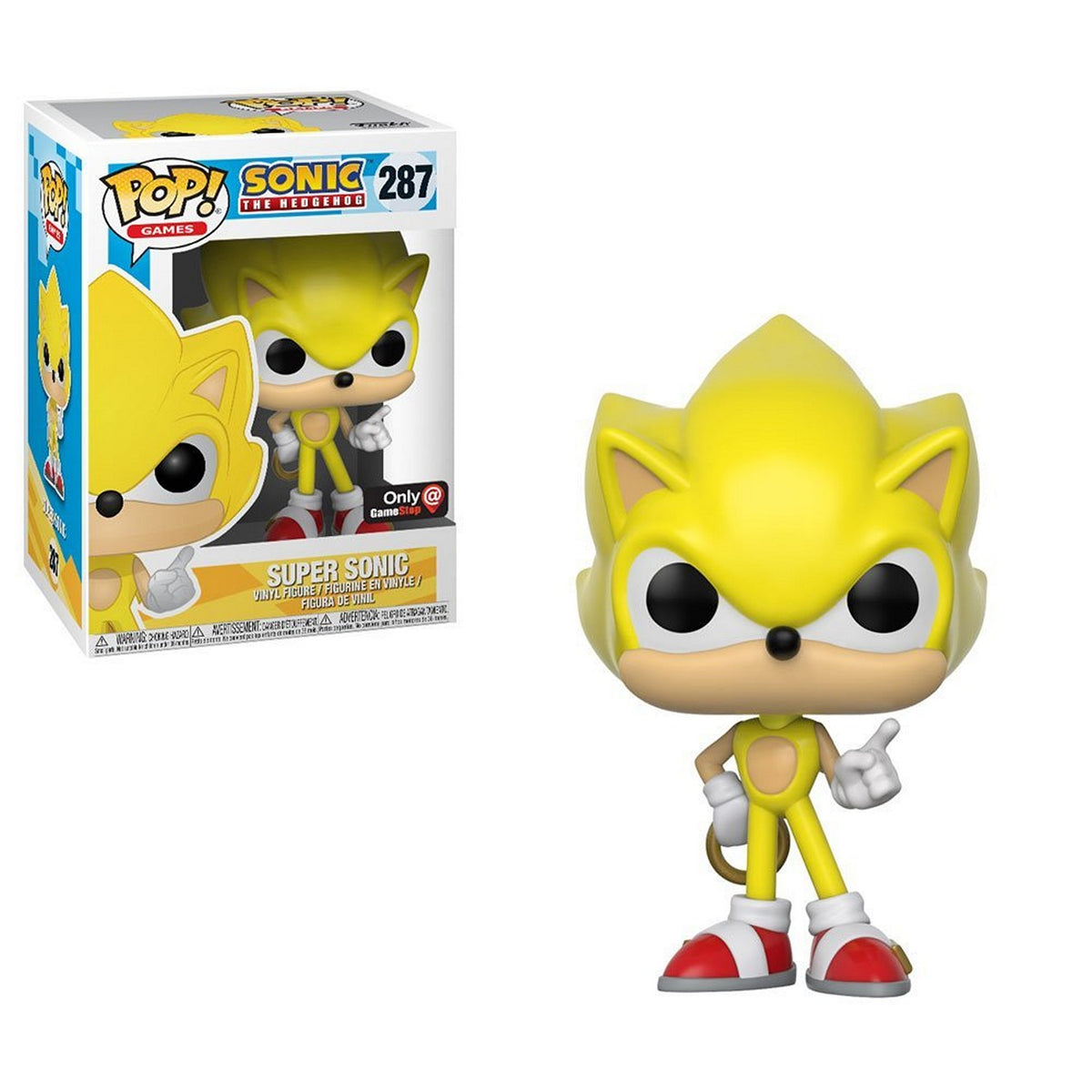 Super Sonic Figurine - #287 - Funko POP! gamestop