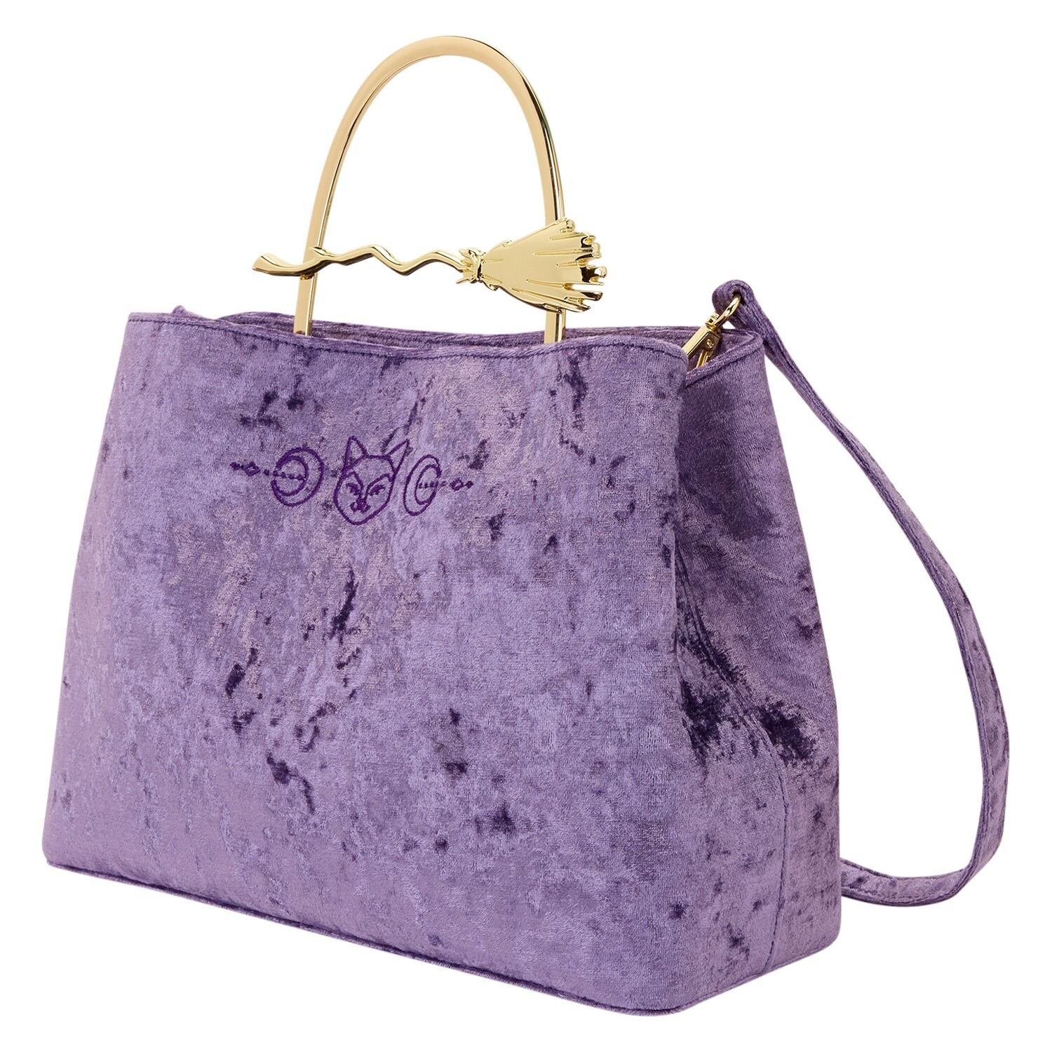 Disney Hocus Pocus Velvet Broom Handle Handbag - Loungefly - 5th September