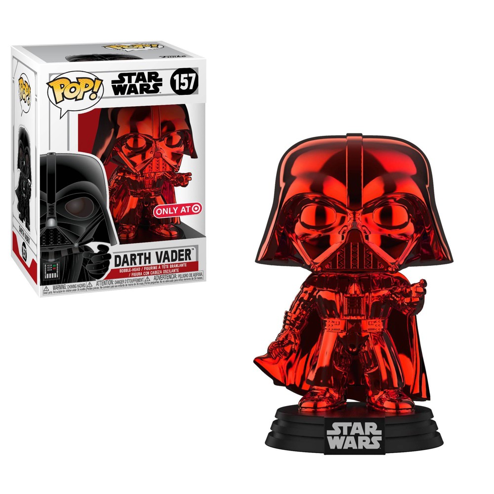 Darth Vader Red Chrome - #157 -  Target Exclusive Funko Pop