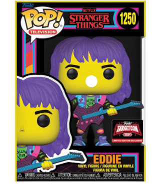 Eddie Munson - #1250 - Funko Pop! - Stranger Things - Targetcon 2024 Exclusive