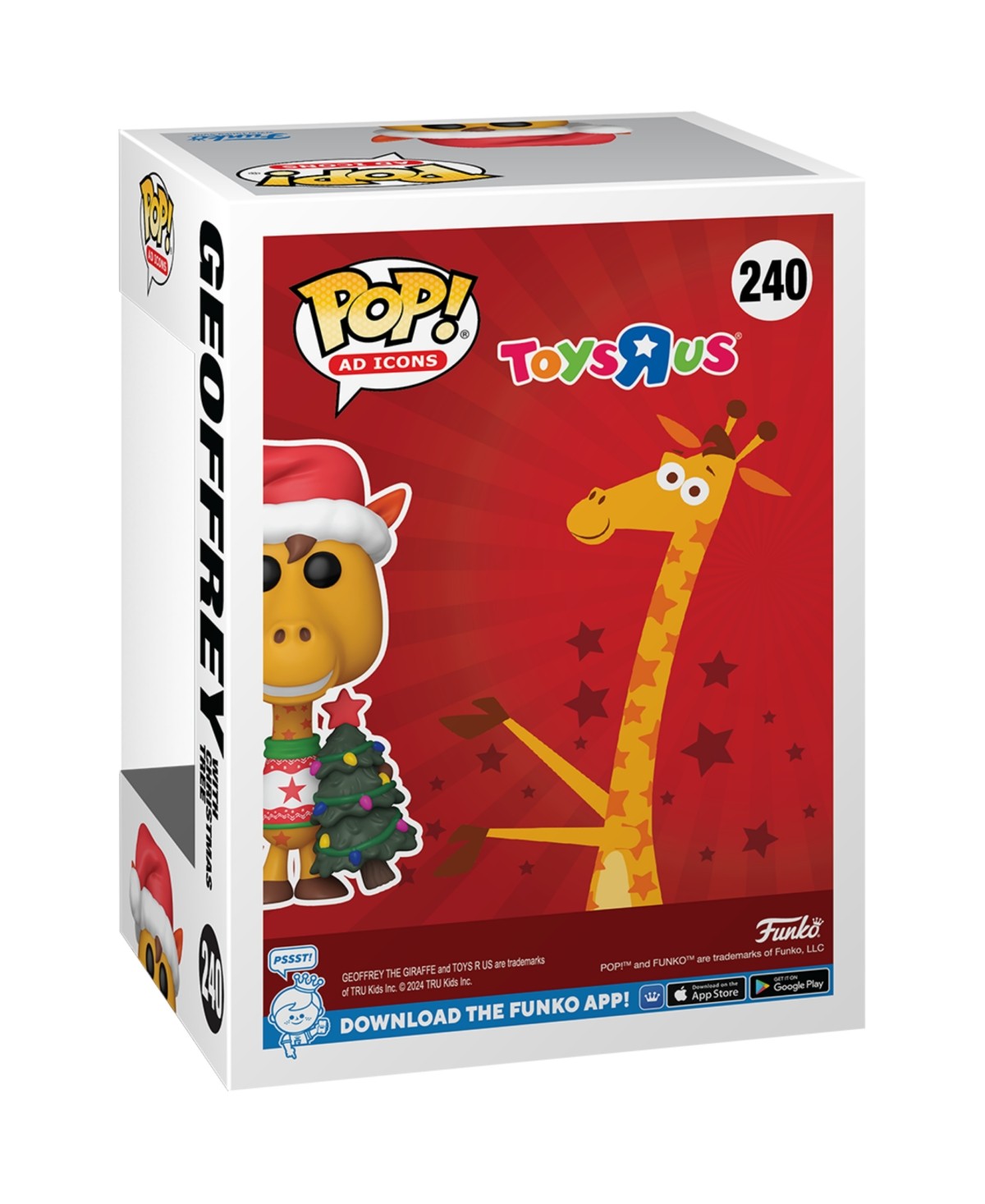 Toys R Us Geoffrey Bobble Head - #240 - Funko POP! Ad Icons With Christmas Tree