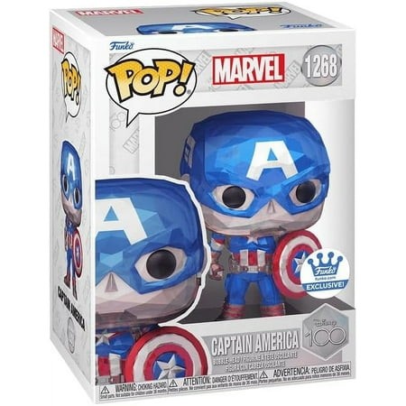 Funko Captain America Faceted - #1268 - Funko POP!  - Funko Exclusive